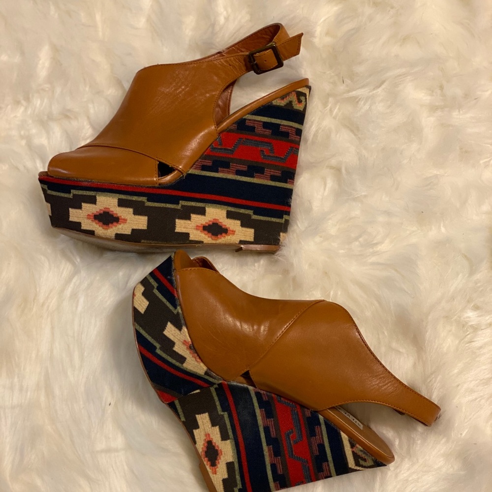 Colored sling back sandal shoe